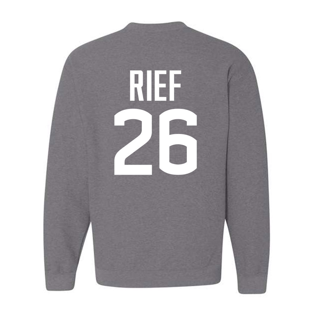 UConn - NCAA Football : Soren Rief - Sports Shersey Crewneck Sweatshirt-1