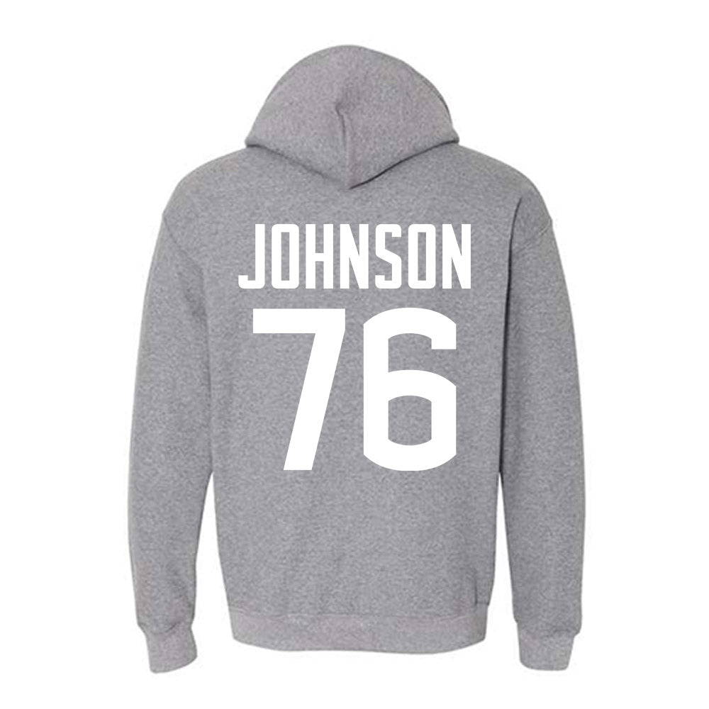 UConn - NCAA Football : Toriyan Johnson - Sports Shersey Hooded Sweatshirt