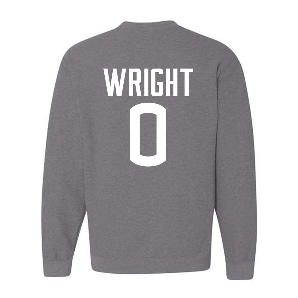 UConn - NCAA Football : Jordan Wright - Sports Shersey Crewneck Sweatshirt