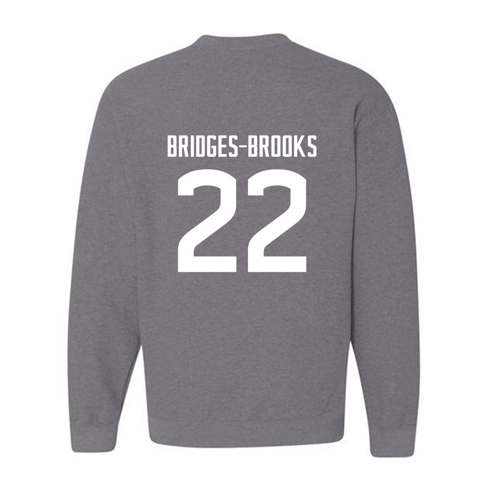 UConn - NCAA Football : Axavier Bridges-Brooks - Sports Shersey Crewneck Sweatshirt-1