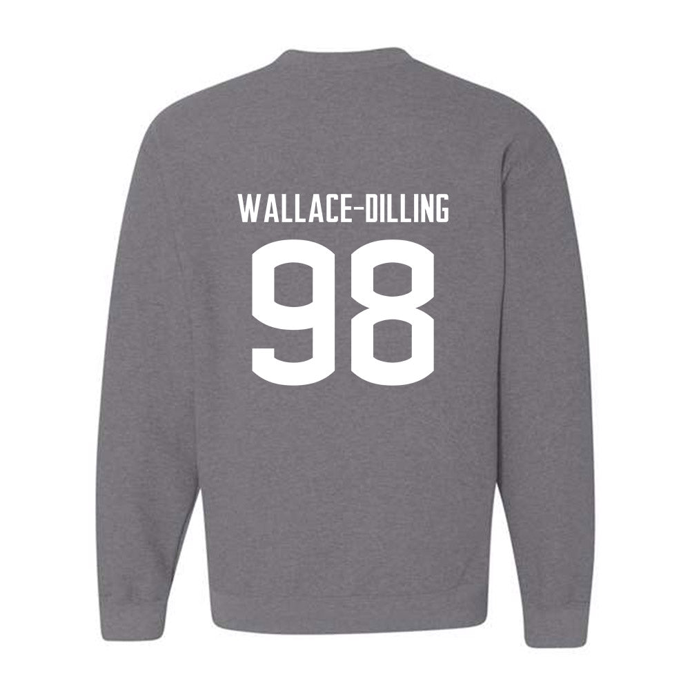 UConn - NCAA Football : Nathaniel Wallace-Dilling - Sports Shersey Crewneck Sweatshirt-1