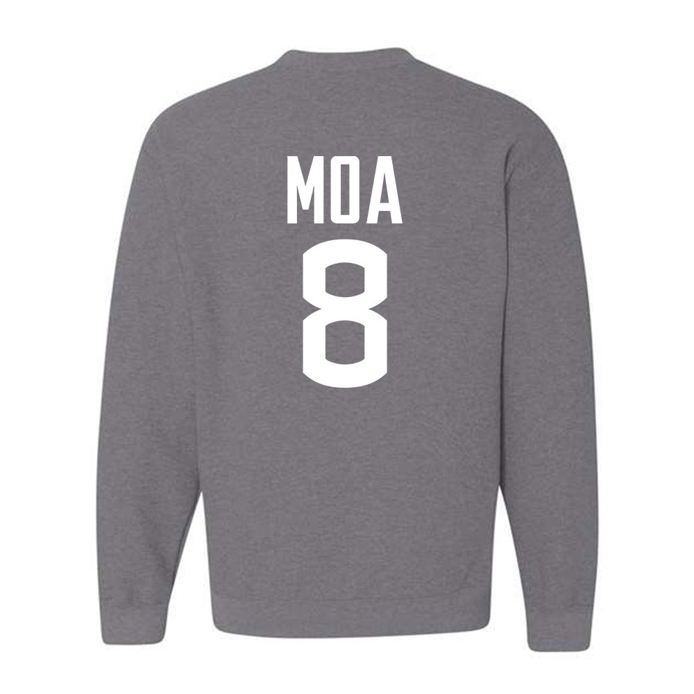 UConn - NCAA Football : Sione Moa - Sports Shersey Crewneck Sweatshirt-1