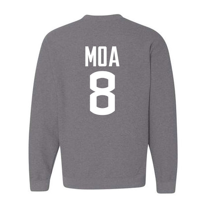 UConn - NCAA Football : Sione Moa - Sports Shersey Crewneck Sweatshirt-1