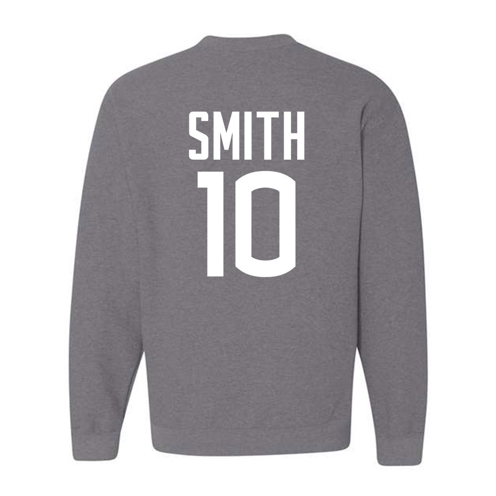 UConn - NCAA Football : Caleb Smith - Sports Shersey Crewneck Sweatshirt-1