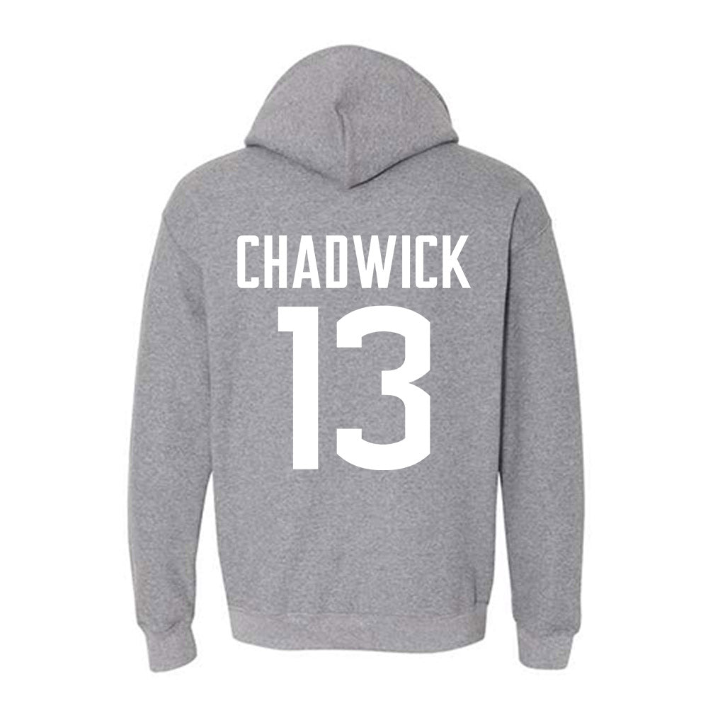UConn - NCAA Football : Cam Chadwick - Sports Shersey Hooded Sweatshirt-1