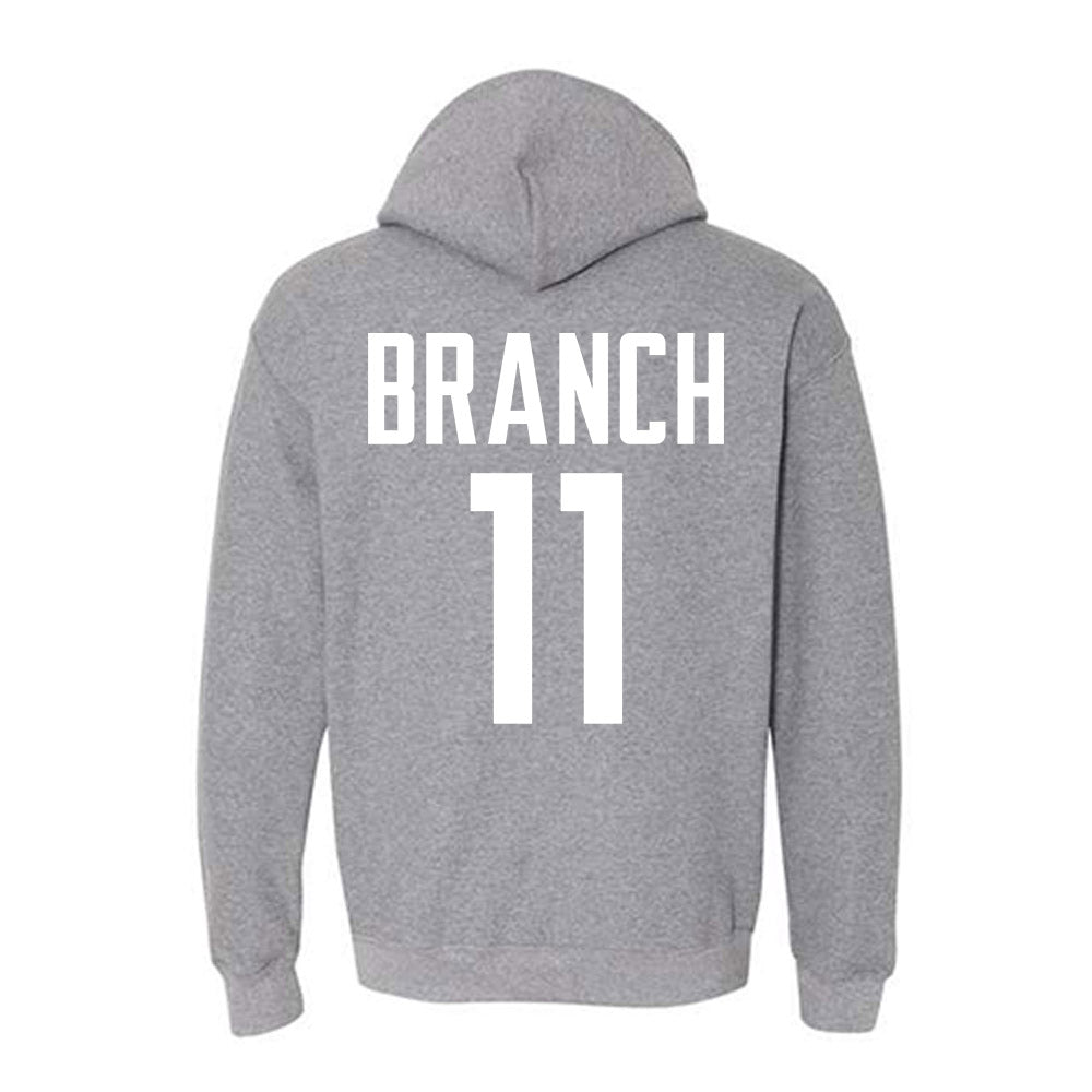 UConn - NCAA Football : Donovan Branch - Sports Shersey Hooded Sweatshirt-1