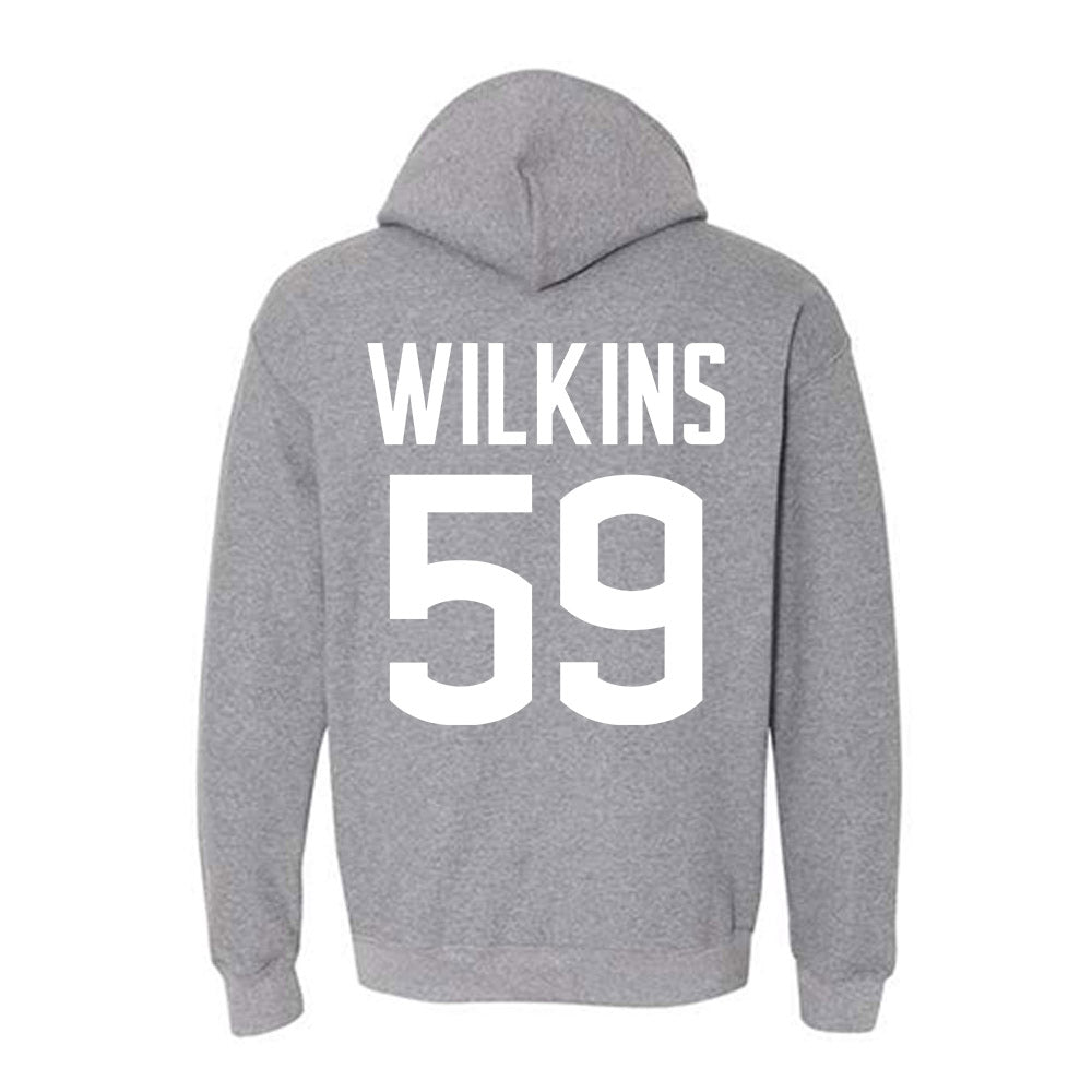 UConn - NCAA Football : Finn Wilkins - Hooded Sweatshirt