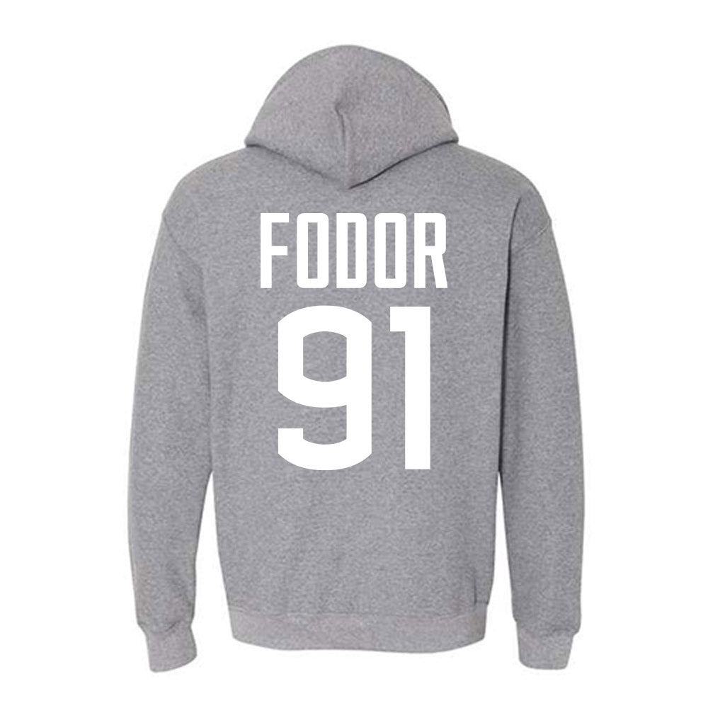 UConn - NCAA Football : Brady Fodor - Sports Shersey Hooded Sweatshirt