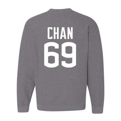 UConn - NCAA Football : Ty Chan - Sports Shersey Crewneck Sweatshirt-1