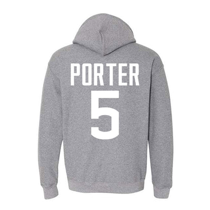 UConn - NCAA Football : Shamar Porter - Sports Shersey Hooded Sweatshirt-1