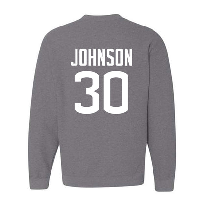 UConn - NCAA Football : Charles Johnson - Sports Shersey Crewneck Sweatshirt-1