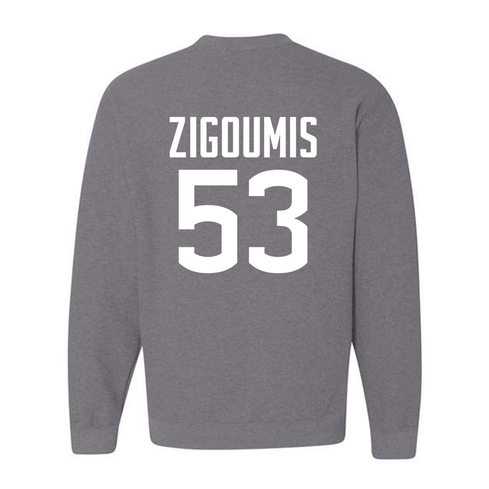 UConn - NCAA Football : Christos Zigoumis - Sports Shersey Crewneck Sweatshirt-1