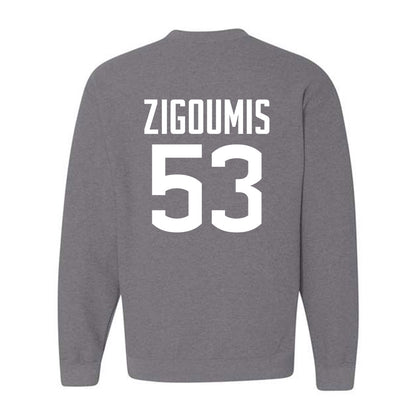 UConn - NCAA Football : Christos Zigoumis - Sports Shersey Crewneck Sweatshirt-1