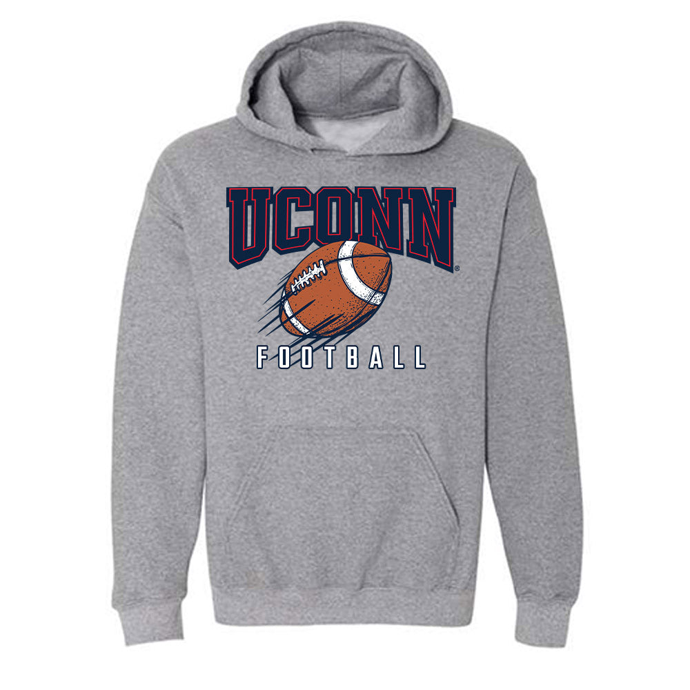 UConn - NCAA Football : Jordan Wright - Sports Shersey Hooded Sweatshirt