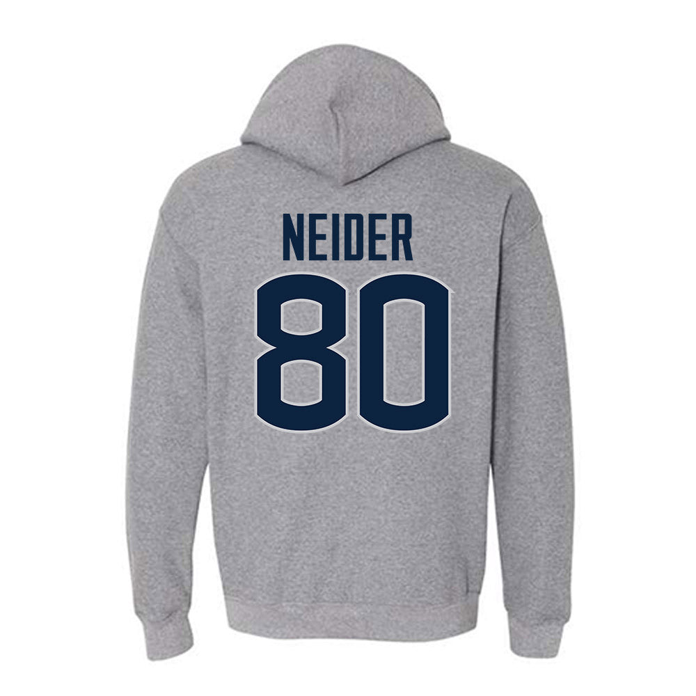 UConn - NCAA Football : John Neider - Sports Shersey Hooded Sweatshirt-1