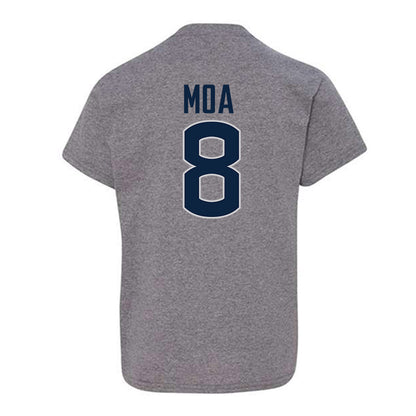 UConn - NCAA Football : Sione Moa - Sports Shersey Youth T-Shirt-1