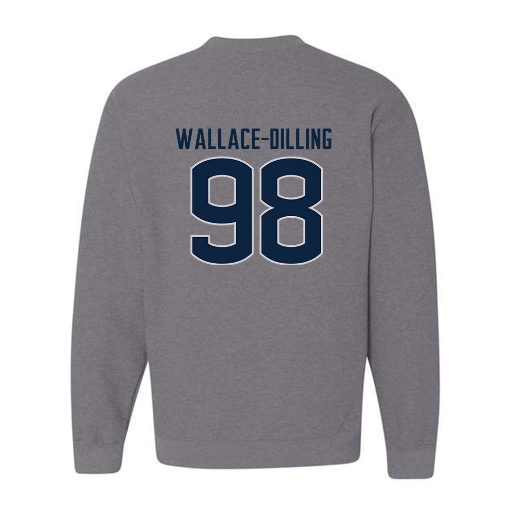 UConn - NCAA Football : Nathaniel Wallace-Dilling - Sports Shersey Crewneck Sweatshirt-1