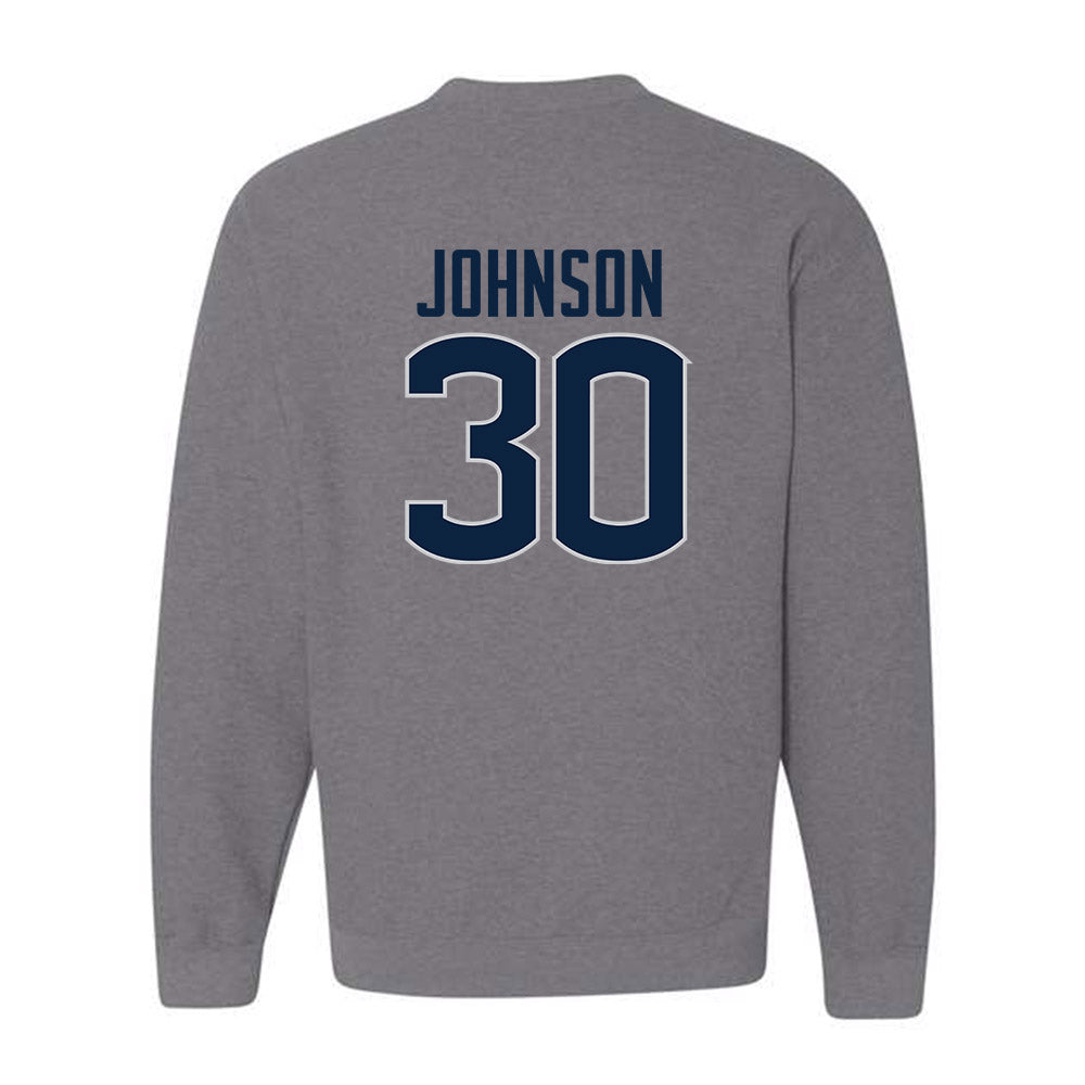 UConn - NCAA Football : Charles Johnson - Sports Shersey Crewneck Sweatshirt-1