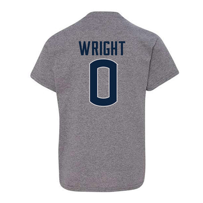 UConn - NCAA Football : Jordan Wright - Sports Shersey Youth T-Shirt-1