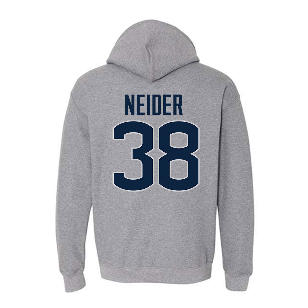 UConn - NCAA Football : John Neider - Sports Shersey Hooded Sweatshirt