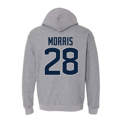 UConn - NCAA Football : Jon Morris - Sports Shersey Hooded Sweatshirt
