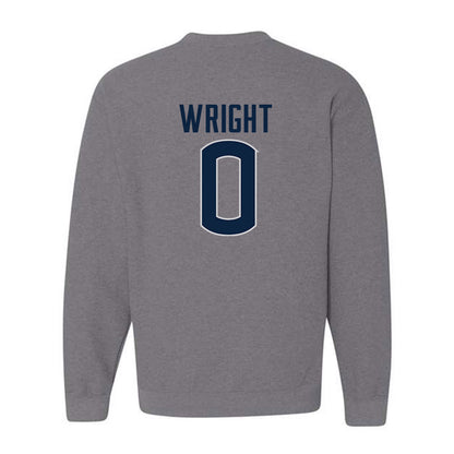 UConn - NCAA Football : Jordan Wright - Sports Shersey Crewneck Sweatshirt