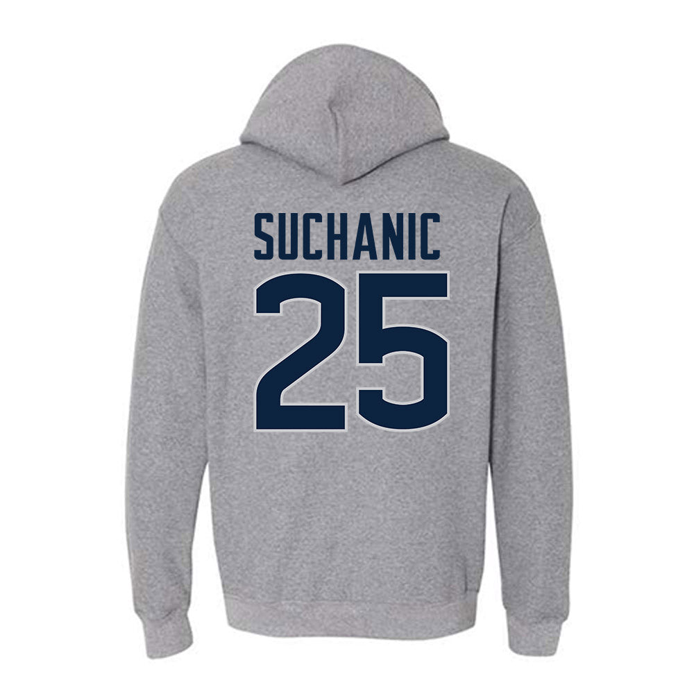 UConn - NCAA Football : Saxton Suchanic - Sports Shersey Hooded Sweatshirt-1