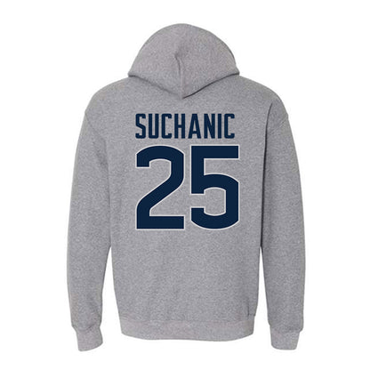 UConn - NCAA Football : Saxton Suchanic - Sports Shersey Hooded Sweatshirt-1