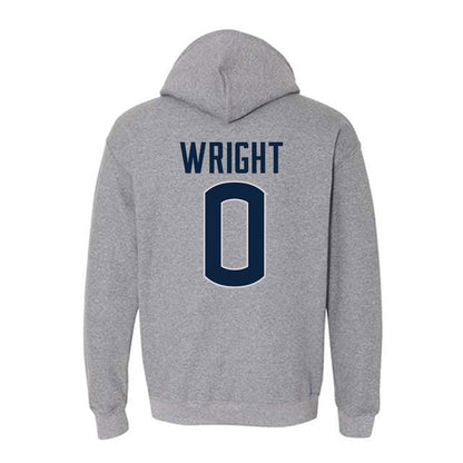 UConn - NCAA Football : Jordan Wright - Sports Shersey Hooded Sweatshirt-1