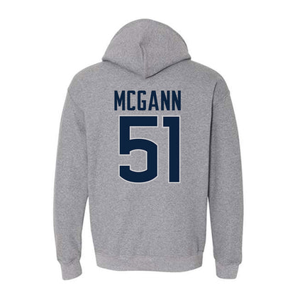 UConn - NCAA Football : Joe McGann - Sports Shersey Hooded Sweatshirt-1