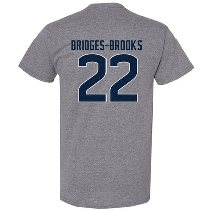 UConn - NCAA Football : Axavier Bridges-Brooks - Sports Shersey T-Shirt-1