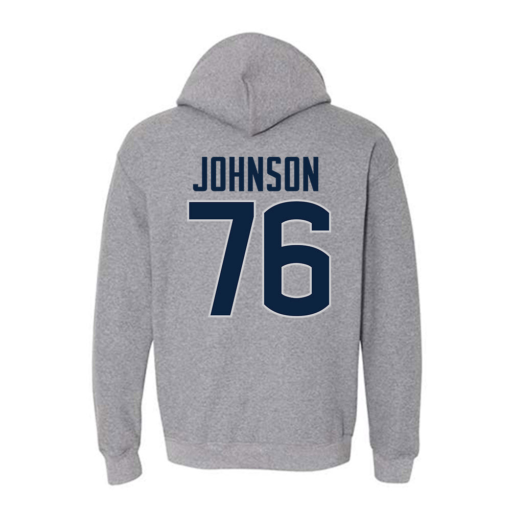 UConn - NCAA Football : Toriyan Johnson - Sports Shersey Hooded Sweatshirt