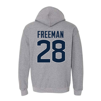 UConn - NCAA Football : Christopher Freeman - Sports Shersey Hooded Sweatshirt