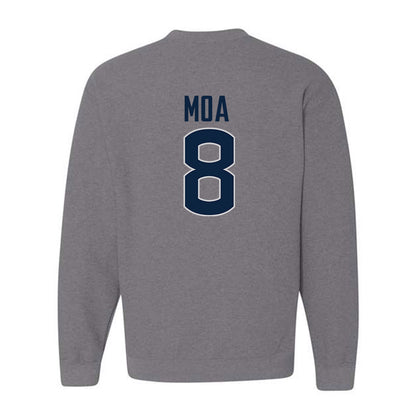 UConn - NCAA Football : Sione Moa - Sports Shersey Crewneck Sweatshirt-1
