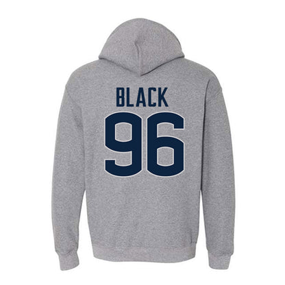 UConn - NCAA Football : Marquis Black - Sports Shersey Hooded Sweatshirt-1