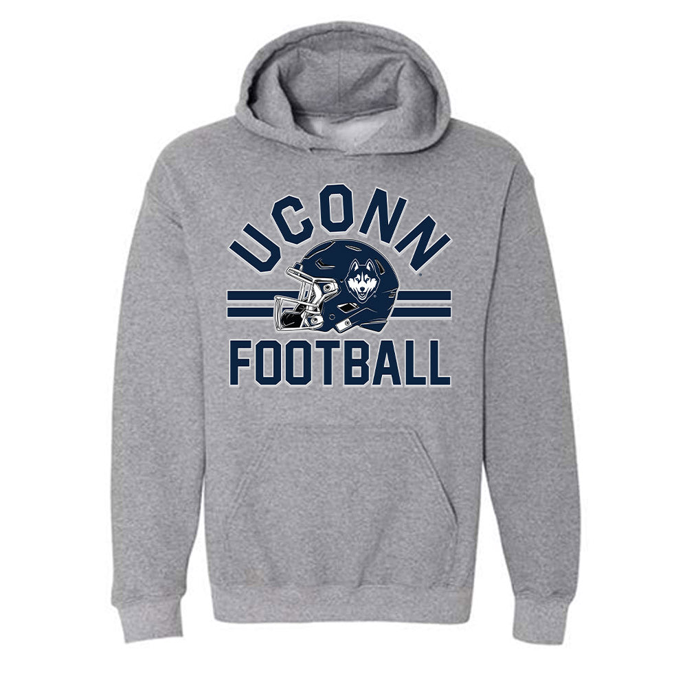 UConn - NCAA Football : John Neider - Sports Shersey Hooded Sweatshirt-0