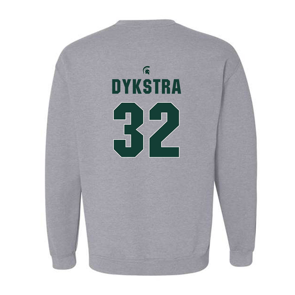 Michigan State - NCAA Women's Basketball : Marah Dykstra - Sports Shersey Crewneck Sweatshirt-1