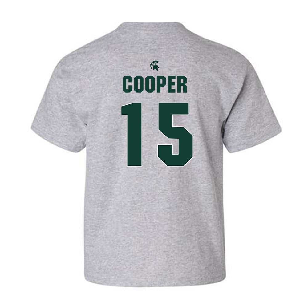 Michigan State - NCAA Men's Basketball : Carson Cooper - Sports Shersey Youth T-Shirt-1