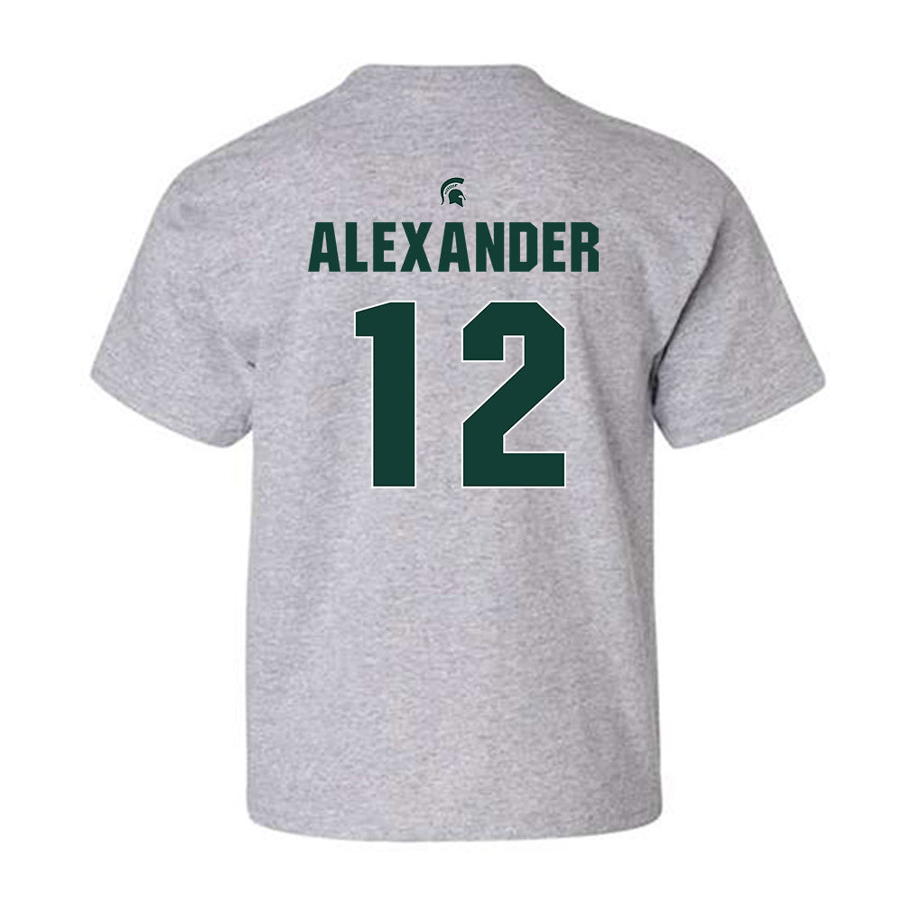 Michigan State - NCAA Women's Basketball : Isa Alexander - Sports Shersey Youth T-Shirt-1