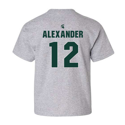 Michigan State - NCAA Women's Basketball : Isa Alexander - Sports Shersey Youth T-Shirt-1