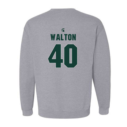 Michigan State - NCAA Men's Basketball : Brennan Walton - Sports Shersey Crewneck Sweatshirt-1