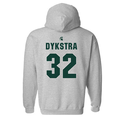 Michigan State - NCAA Women's Basketball : Marah Dykstra - Sports Shersey Hooded Sweatshirt-1