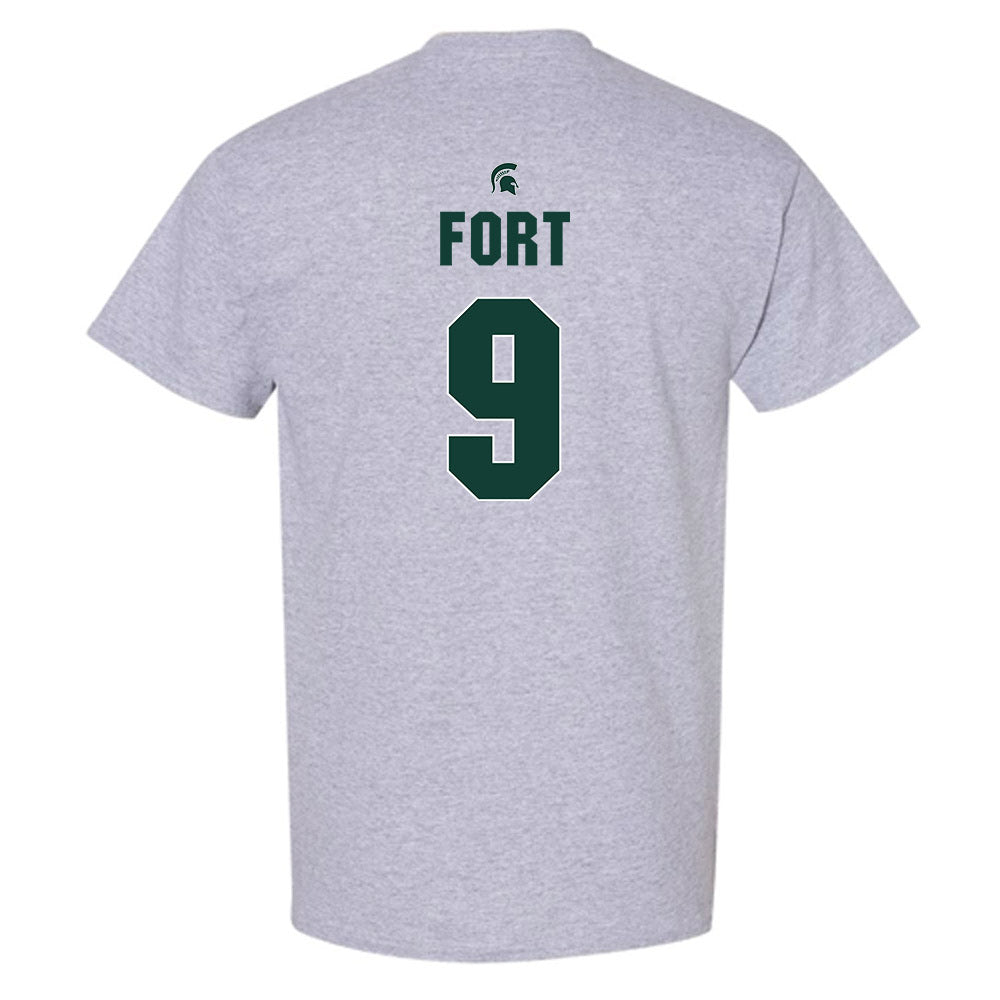 Michigan State - NCAA Men's Basketball : Trey Fort - Sports Shersey T-Shirt-1