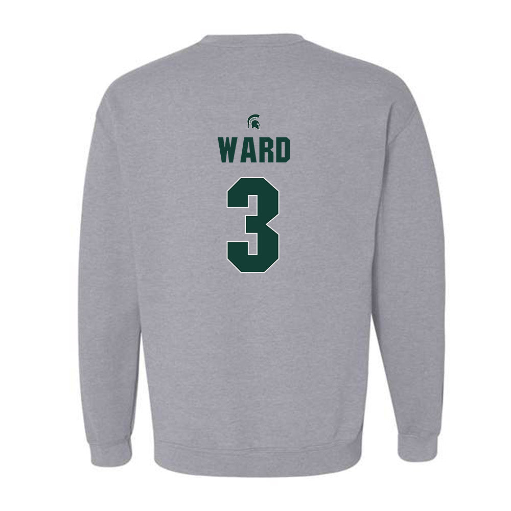 Michigan State - NCAA Men's Basketball : Cam Ward - Sports Shersey Crewneck Sweatshirt-1