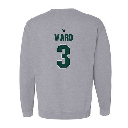 Michigan State - NCAA Men's Basketball : Cam Ward - Sports Shersey Crewneck Sweatshirt-1