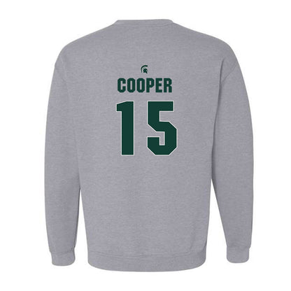 Michigan State - NCAA Men's Basketball : Carson Cooper - Sports Shersey Crewneck Sweatshirt-1