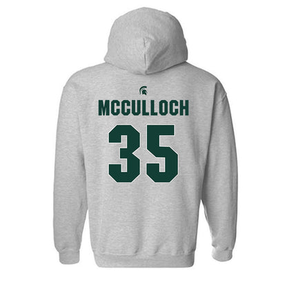 Michigan State - NCAA Men's Basketball : Jesse McCulloch - Sports Shersey Hooded Sweatshirt-1