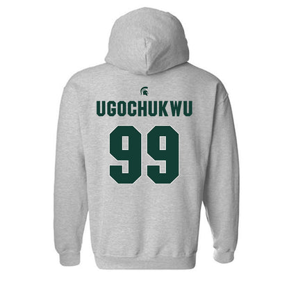 Michigan State - NCAA Men's Basketball : Divine-Collins Ugochukwu - Sports Shersey Hooded Sweatshirt-1