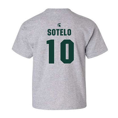 Michigan State - NCAA Women's Basketball : Ines Sotelo - Sports Shersey Youth T-Shirt-1
