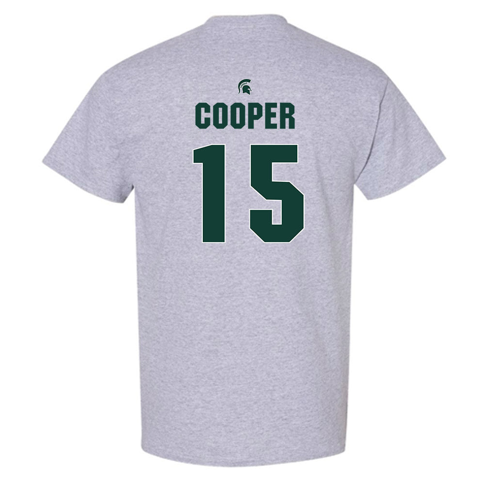 Michigan State - NCAA Men's Basketball : Carson Cooper - Sports Shersey T-Shirt-1